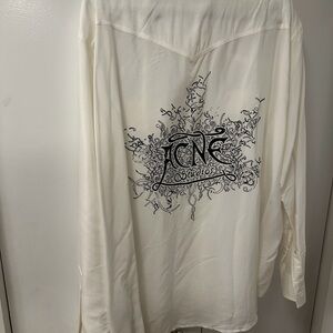 Acne Studios Sandrok Fluid Viscose Western Shirt